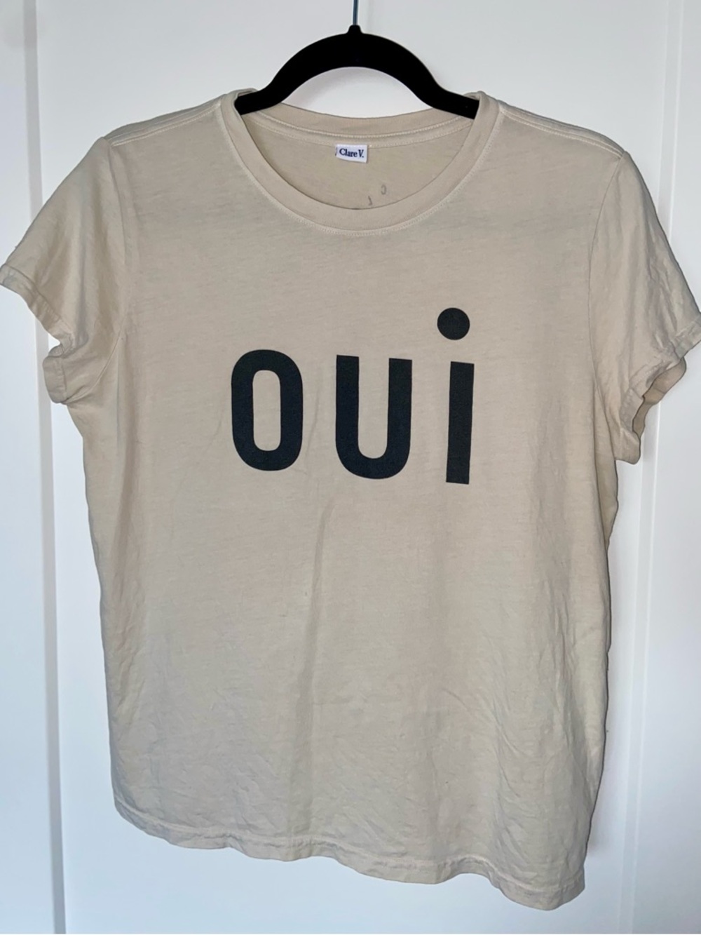 Clare V. "Oui" Classic Tee - Picture 2 of 7